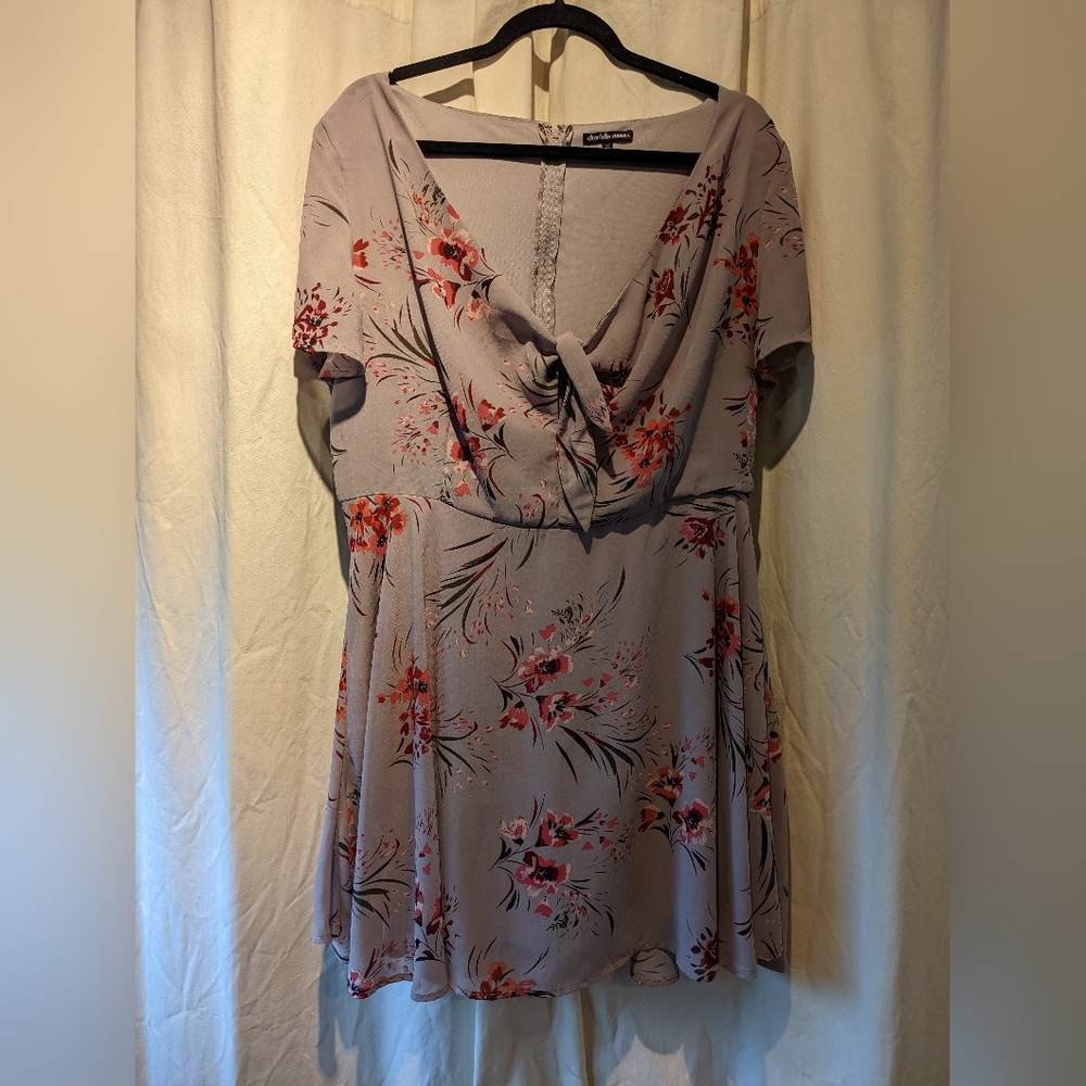 floral skater dress